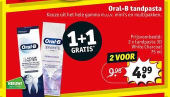 Kruidvat Oralb tandpasta aanbieding