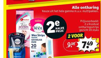 Kruidvat Ontharing aanbieding