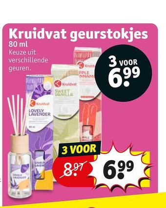 Kruidvat Kruidvat geurstokjes aanbieding