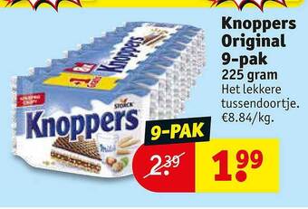 Kruidvat Knoppers original 9pak aanbieding