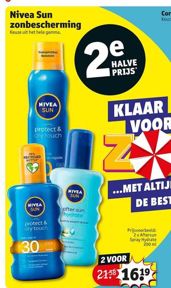 Kruidvat Nivea sun zonbescherming aanbieding