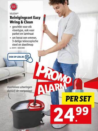 Lidl Reinigingsset easy wring & clean aanbieding