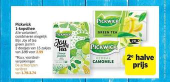 Albert Heijn Pickwick 1kopsthee aanbieding