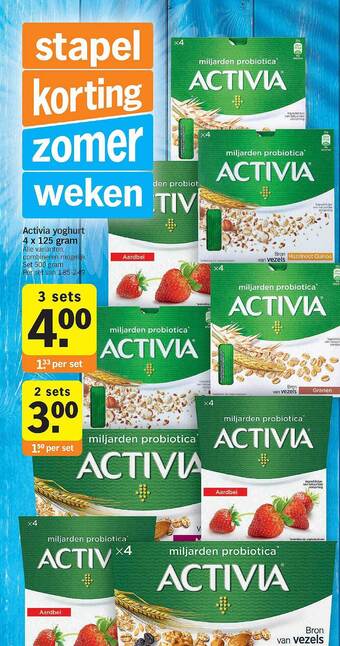 Activia yoghurt