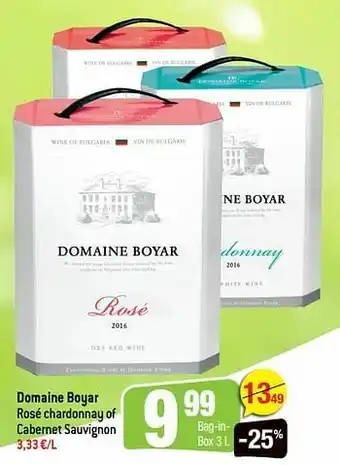 Domaine boyar rosé chardonnay of cabernet sauvignon