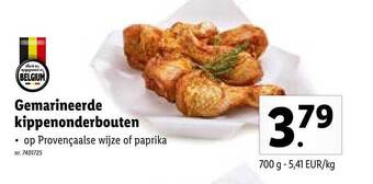 Lidl Gemarineerde kippenonderbouten aanbieding