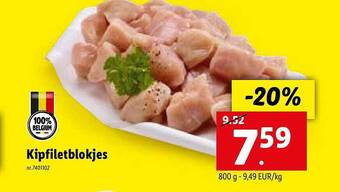 Lidl Kipfiletblokjes aanbieding