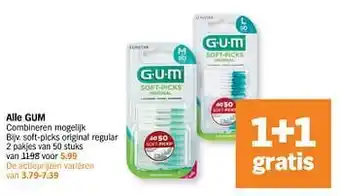 Albert Heijn Alle gum soft-picks original regular 50 stuks aanbieding