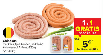 Carrefour Market Chipolata aanbieding