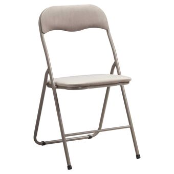 Kwantum Klapstoel francesca taupe aanbieding