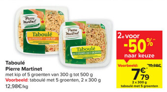 Carrefour Market Taboule Pierre Martinet aanbieding