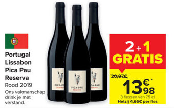 Carrefour Market Portugal Lissabon Pica Pau Reserva aanbieding