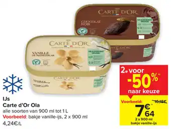 Carrefour Market IJs Carte d'Or Ola aanbieding