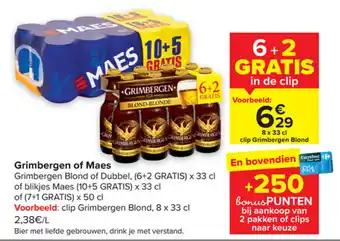 Carrefour Market Grimbergen of Maes aanbieding
