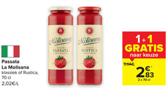 Carrefour Market Passata La Molisana aanbieding