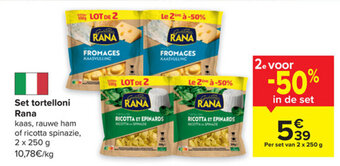 Carrefour Market Set tortelloni Rana aanbieding