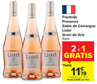 Frankrijk Provence Sable de Camargue Listel Grain de Gris
