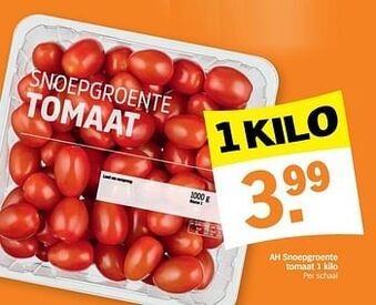 Albert Heijn Ah snoepgroente tomaat 1 kilo aanbieding