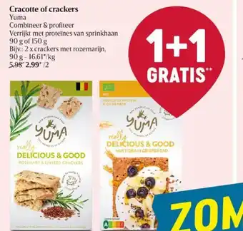Delhaize Yuma Cracotte of Crackers aanbieding