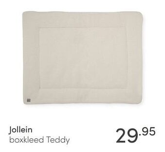 Baby & Tiener Jollein boxkleed teddy aanbieding