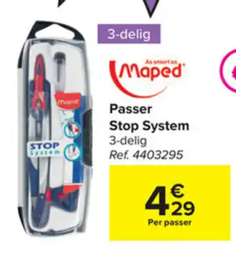 Maped passer stop system