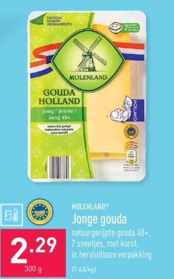 ALDI Molenland Jonge gouda aanbieding