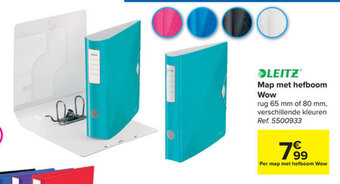 Carrefour Leitz map met hefboom wow aanbieding