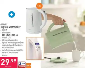 ALDI Ambiano Digitale waterkoker aanbieding