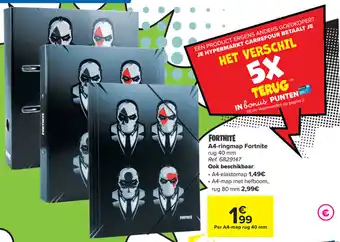 Carrefour Fortnite A4-ringmap fortnite aanbieding