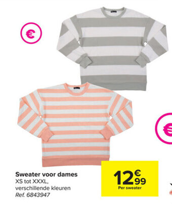 Carrefour Sweater voor dames aanbieding