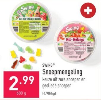 ALDI Swing Snoepmengeling aanbieding