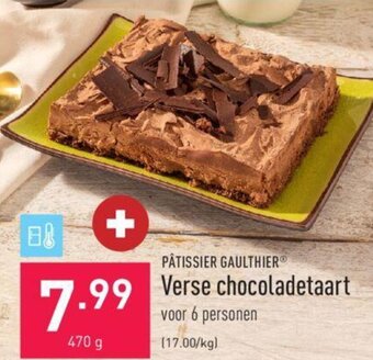 ALDI Patissier Gaulthier Verse chocoladetaart aanbieding