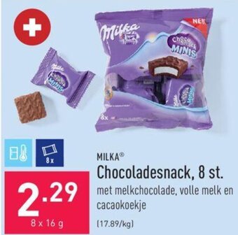 ALDI Milka Chocoladesnack, 8 st. aanbieding