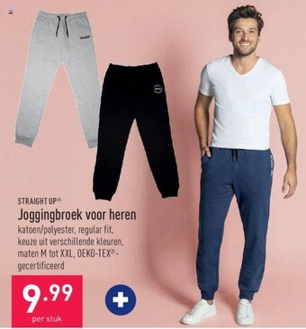 ALDI Straight Up Joggingbroek voor heren aanbieding