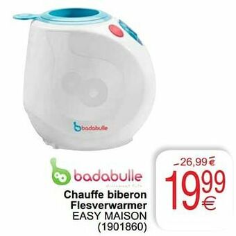 Cora Badabulle chauffe biberon flesverwarmer easy maison aanbieding