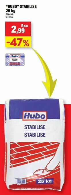 Hubo Hubo stabilise aanbieding