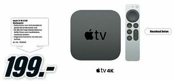 MediaMarkt Apple tv 4k 32 gb mediaspeler aanbieding