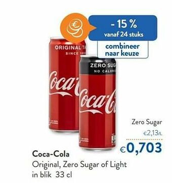 OKay Coca-cola zero sugar aanbieding