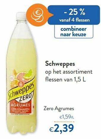 OKay Schweppes zero agrumes aanbieding