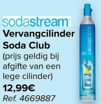 Carrefour Vervangcilinder soda club aanbieding