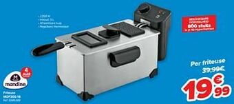 Carrefour Mandine friteuse mdf30s-18 aanbieding
