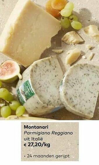 Bio Planet Montanari parmigiano reggiano uit italië aanbieding