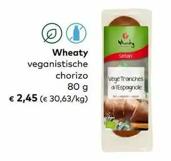 Bio Planet Wheaty veganistische chorizo aanbieding
