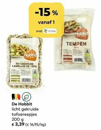 Bio Planet De hobbit licht gekruide tofoereepjes aanbieding