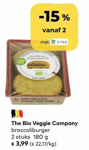 Bio Planet The bio veggie company broccoliburger aanbieding