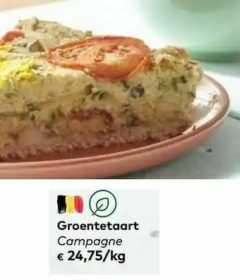Bio Planet Groentetaart campagne aanbieding