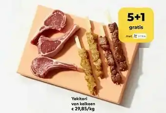 Yakitori van kalkoen