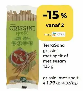 Terrasana grissini met spelt