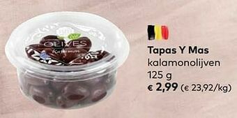 Bio Planet Tapas y mas kalamonolijven aanbieding