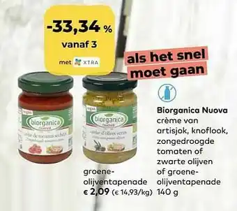Bio Planet Biorganica nuova groeneolijventapenade aanbieding